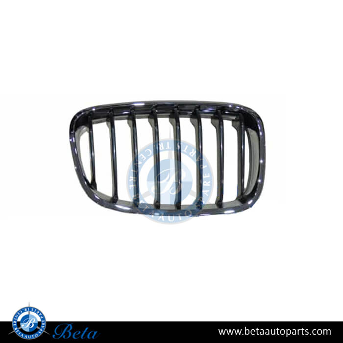 Right Side Grille - Black and Chrome for BMW 1 Series F20/F21 2012-2014 models, Part Number 51137262118 Right Side Grille - Black and Chrome for BMW 1 Series F20/F21 2012-2014 models, Part Number 51137262118